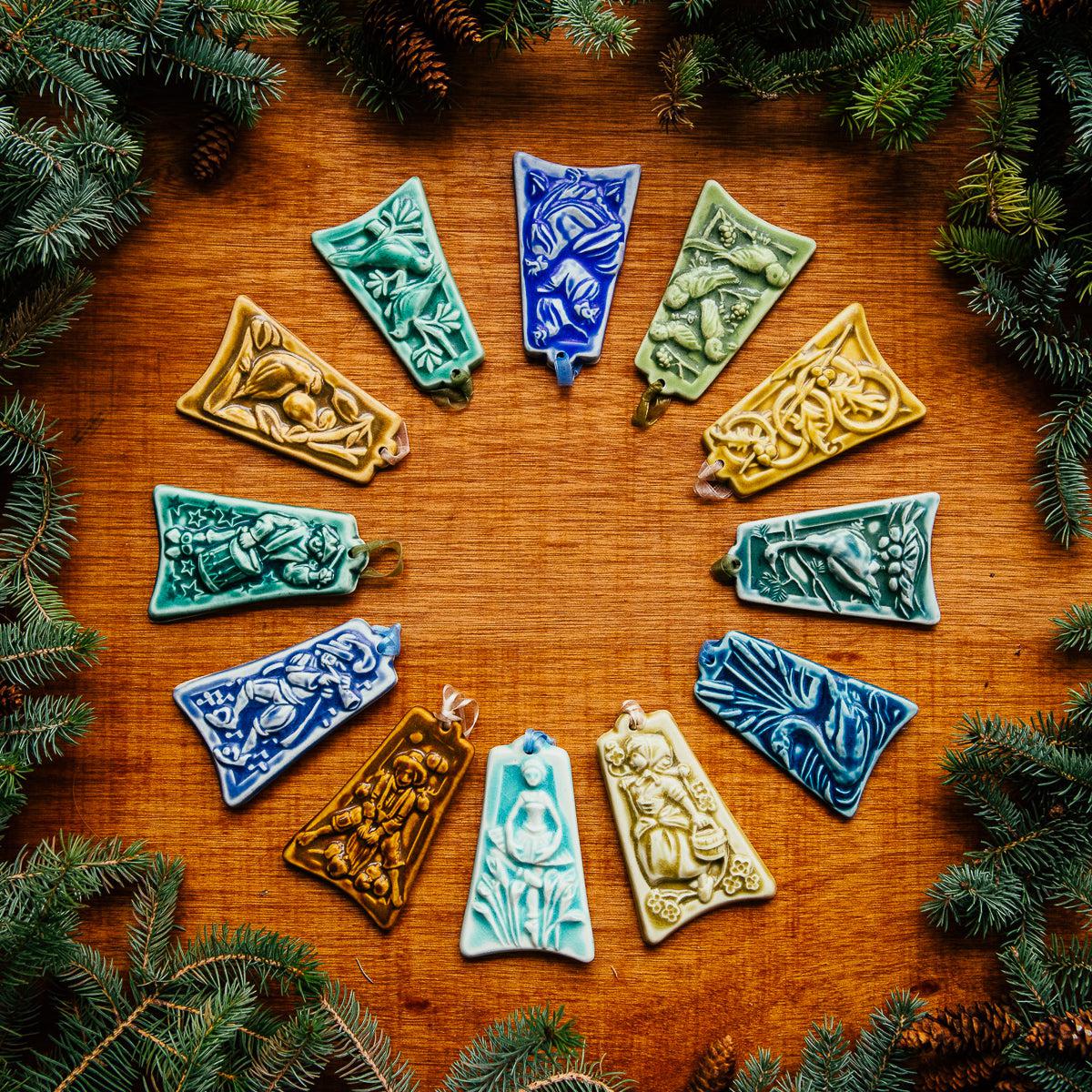 12 Days of Christmas Ornament Collection – Pewabic Pottery