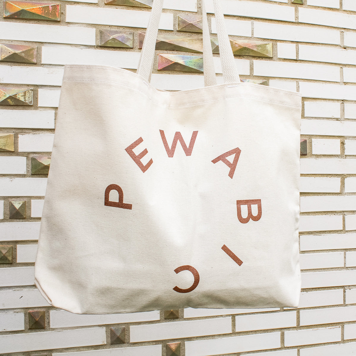Pewabic Logo Canvas Tote Bag