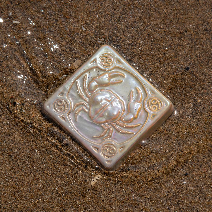 Cancer Zodiac Tile | Iridescent