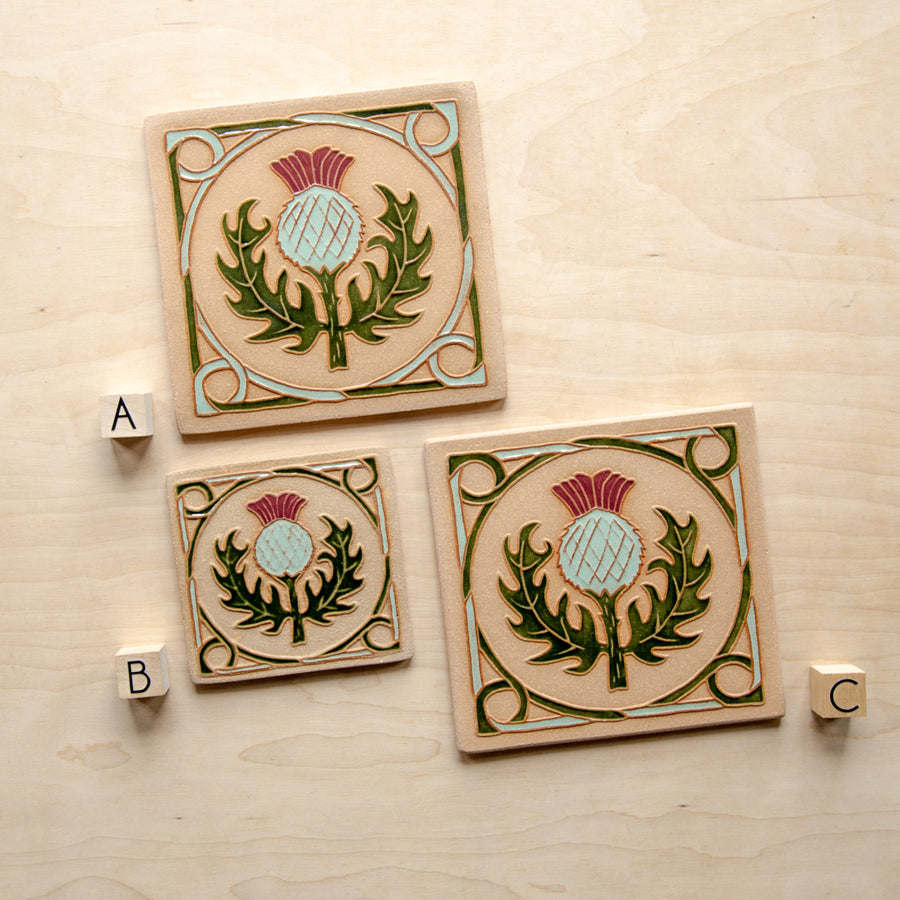 Earthen Craft Pottery | Thistle Tile Collection