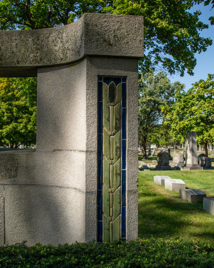 Pewabic Co-Founder Memorial Monument