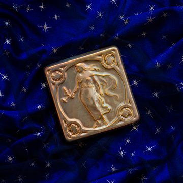 Virgo Zodiac Tile | Iridescent