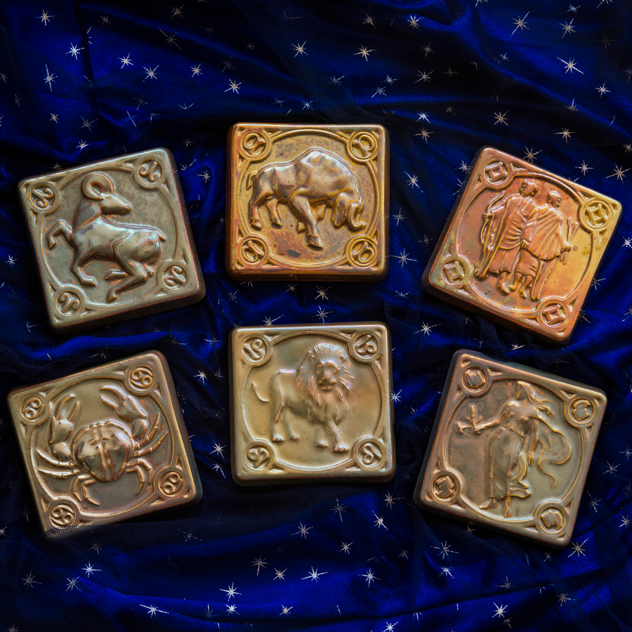 Leo Zodiac Tile | Iridescent