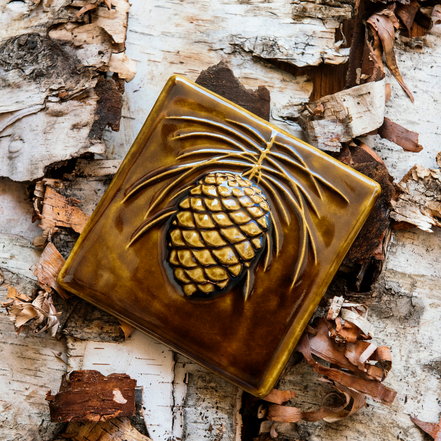 6X6 Pinecone Tile