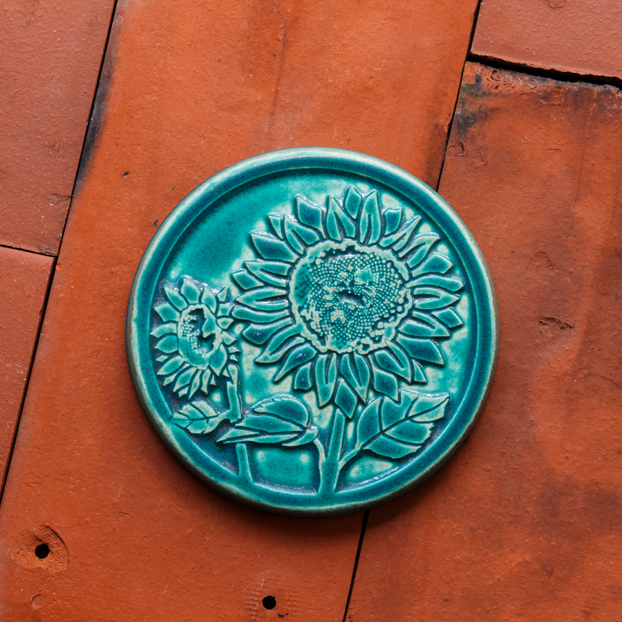 Sunflower Trivet Tile