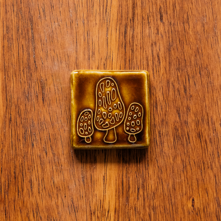 Morel Mushroom Tile