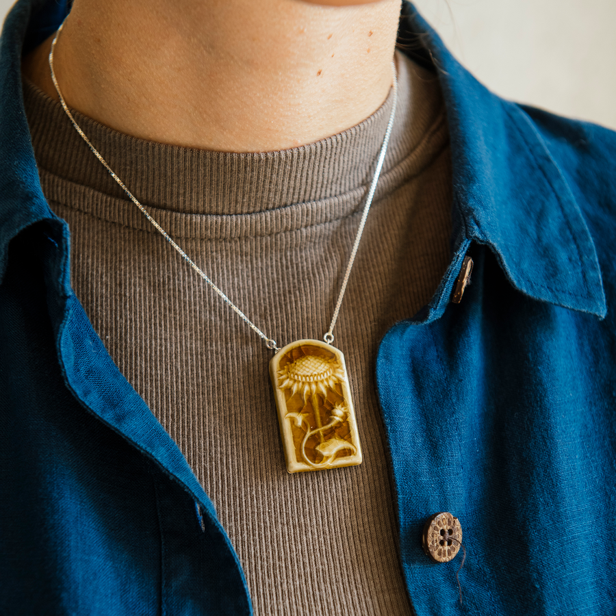 Sunflower Necklace