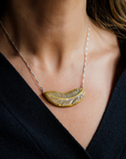 Feather Necklace | Iridescent