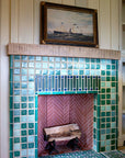 Seafoam + Mist Fireplace