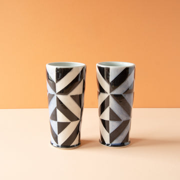 Pratt | Pair of Geometric Tumblers