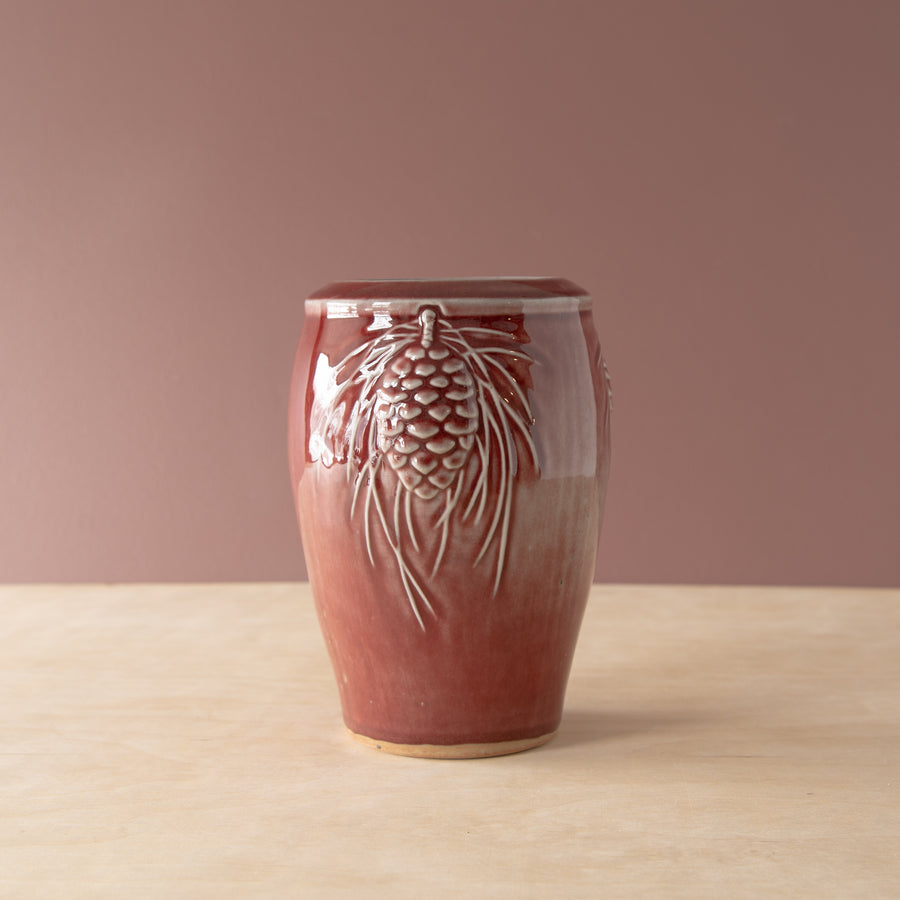 Pinecone Vase | Snowberry