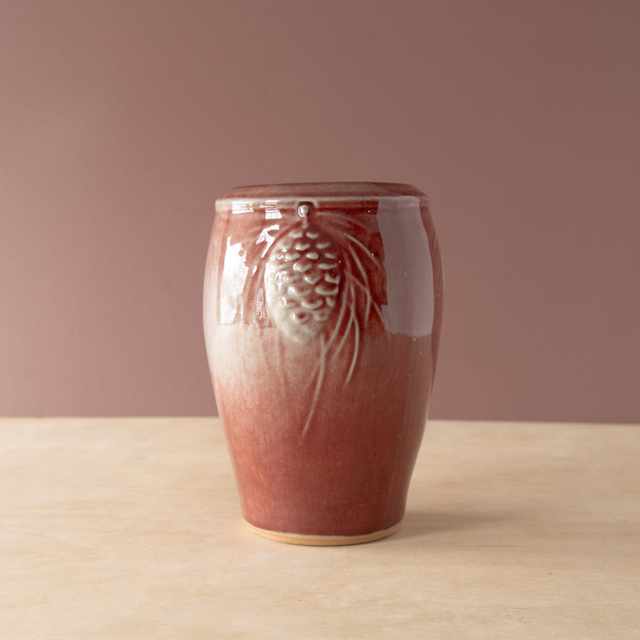 Pinecone Vase | Snowberry