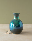 Classic Bud Vase | Matte Green Iridescent