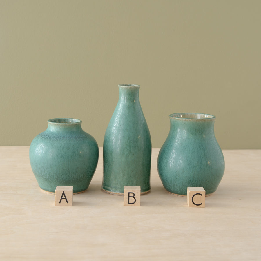 Pewabic Green Petite Vase