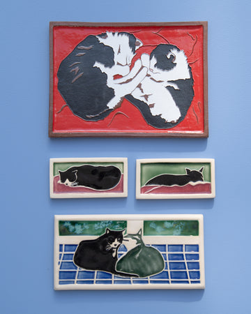 Sligo Creek | Hand-Painted Cat Tile Collection