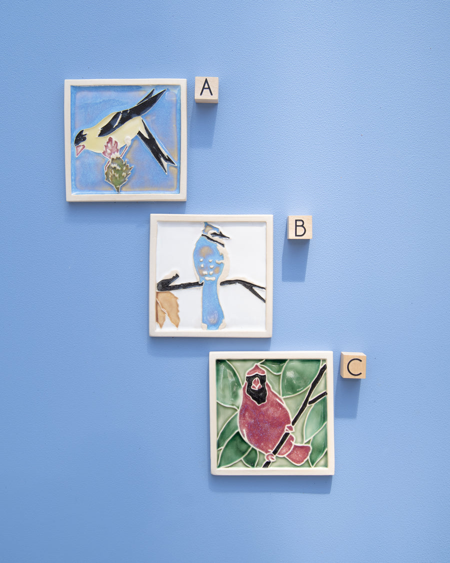 Sligo Creek | Hand-Painted Bird Tile Collection