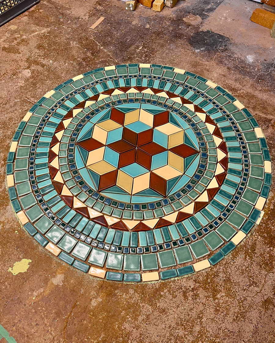 Rose Window Floor Medallion