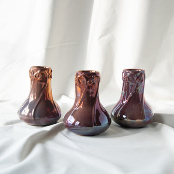 Limited Edition Snowdrop Vase | Plum Iridescent