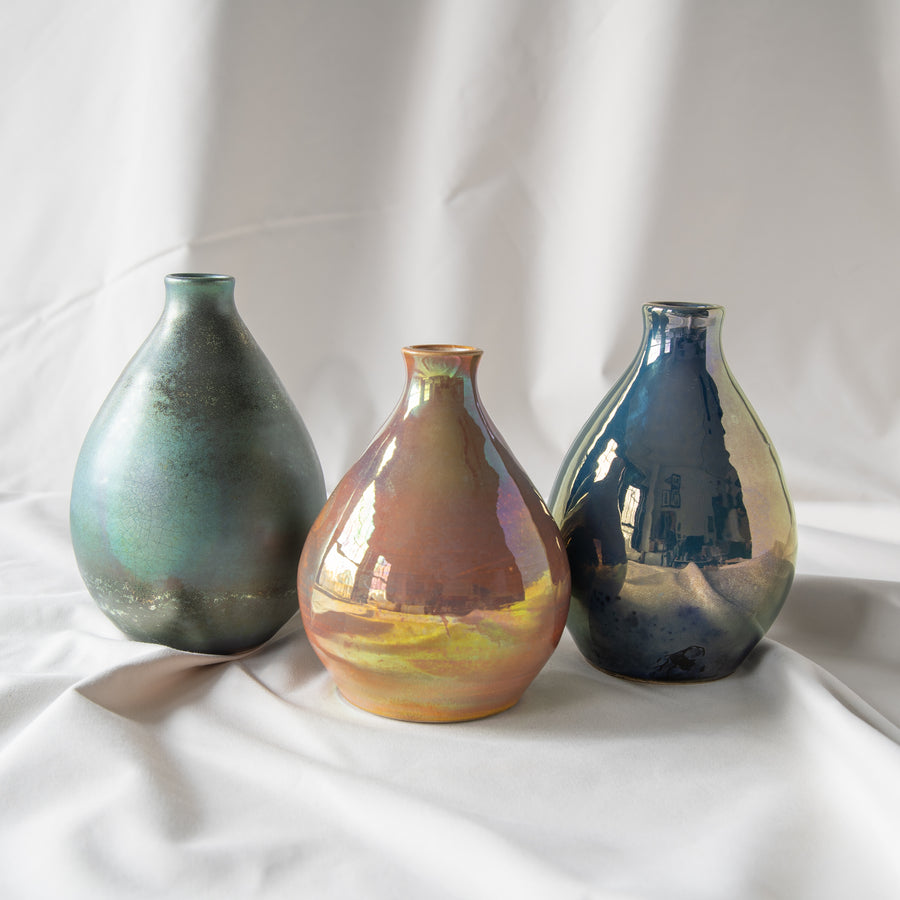 Limited Edition Teardrop Vases | Iridescent