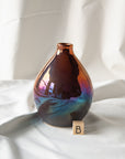 Limited Edition Teardrop Vase | Plum Iridescent