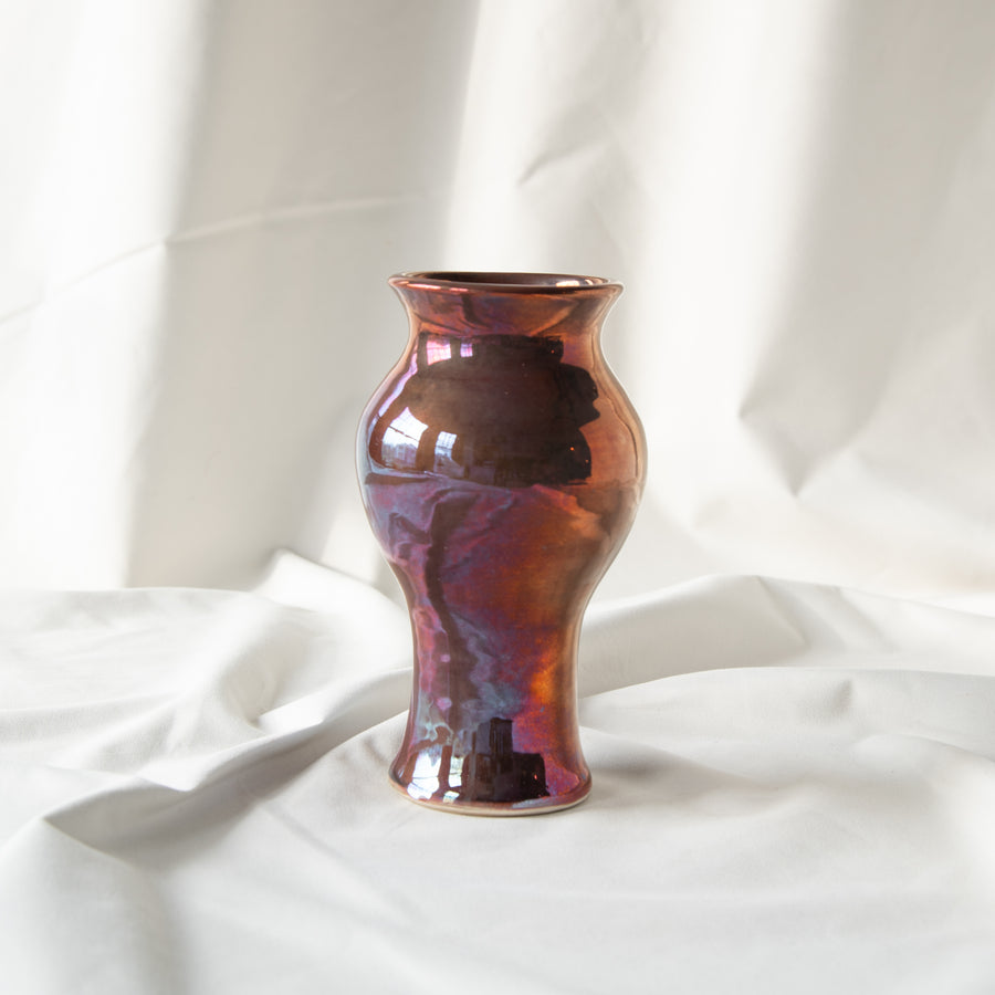 Limited Edition Small Classic Vase | Plum Iridescent