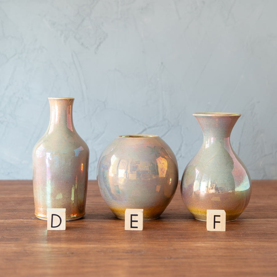 Blush Iridescent Petite Vase