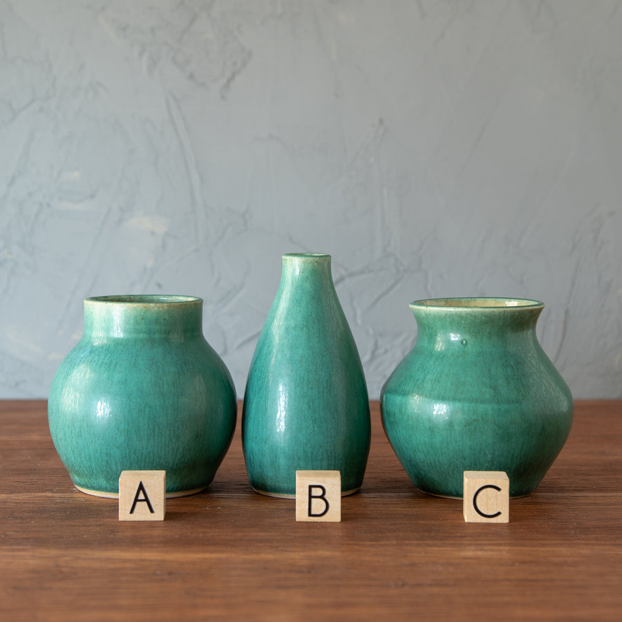 Pewabic Green Petite Vase