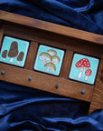 Hand-Painted Mushroom Keyrack