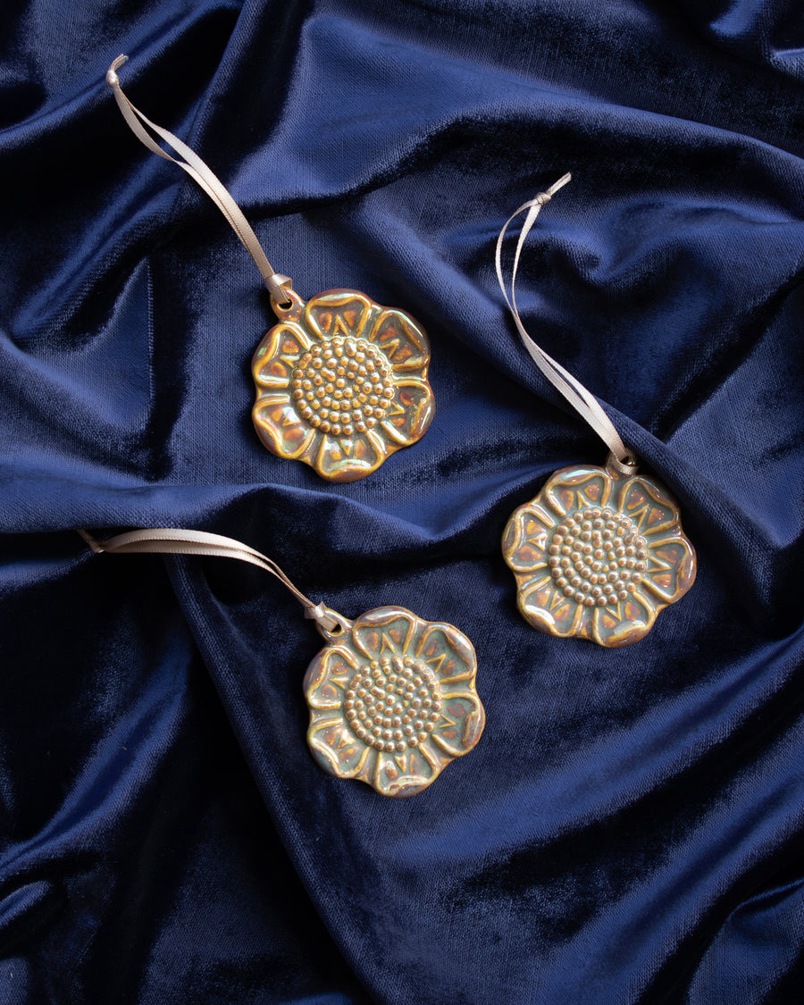 Limited Edition Tudor Rose Ornaments | Iridescent