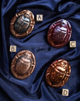 Limited Edition Scarab Paperweights | Copper Iridescent