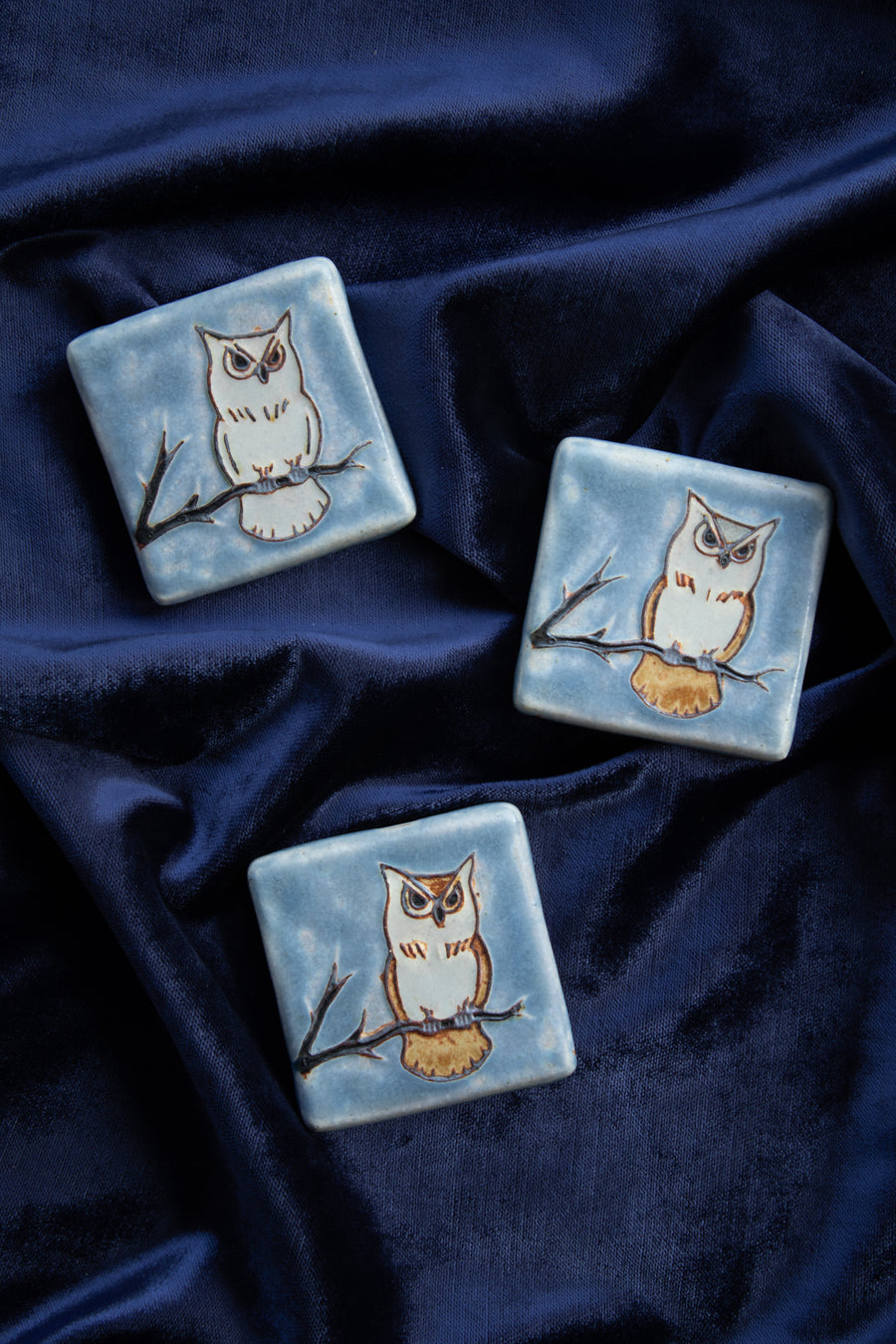 Limited Edition Owl Tiles | Hand-Painted