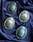 Limited Edition Scarab Paperweights | Matte Green Iridescent