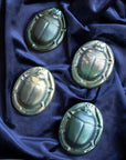 Limited Edition Scarab Paperweights | Matte Green Iridescent