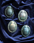 Limited Edition Scarab Paperweights | Matte Green Iridescent