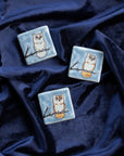 Limited Edition Owl Tiles | Hand-Painted