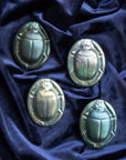 Limited Edition Scarab Paperweights | Matte Green Iridescent