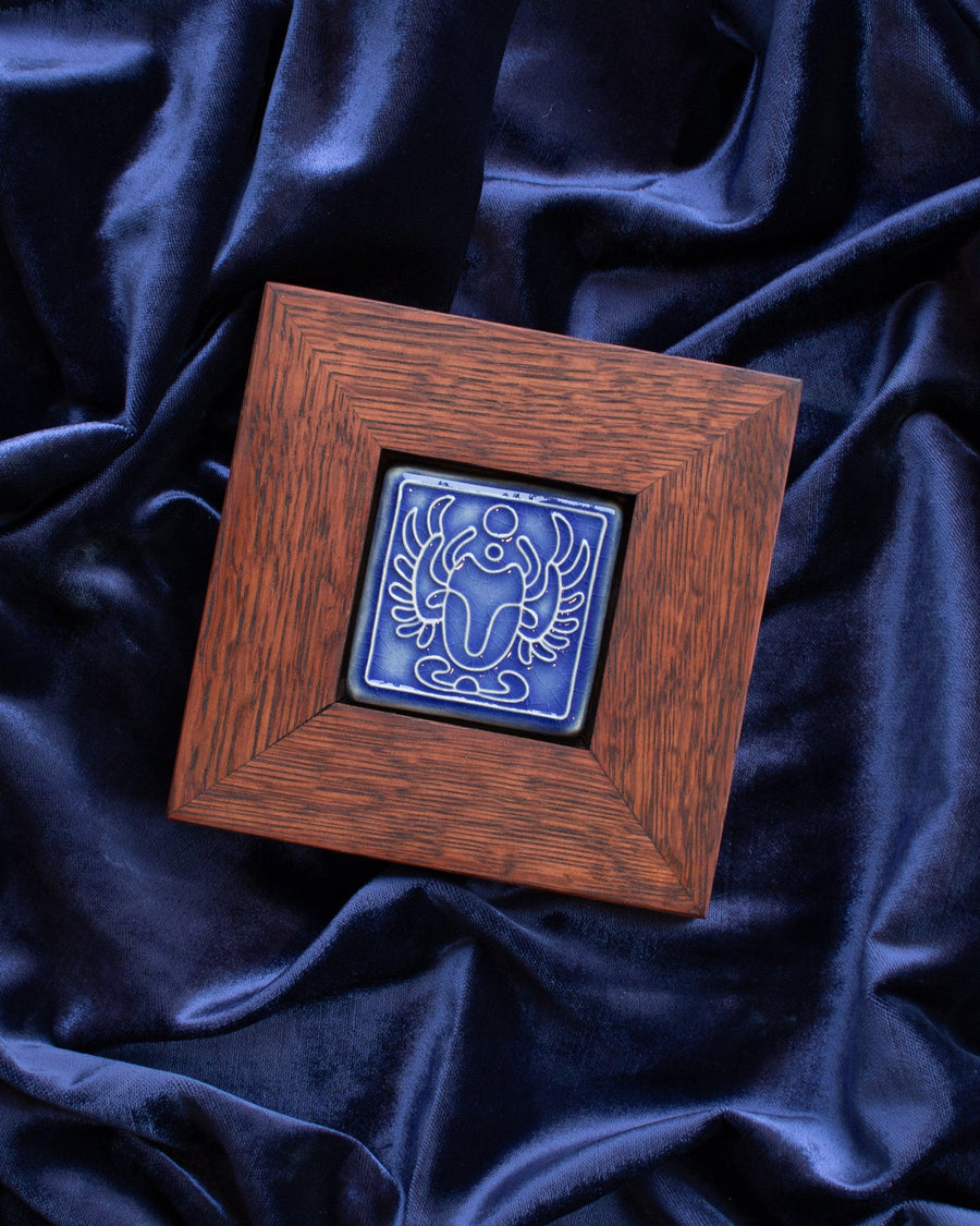 Framed Scarab Tile | 3x3 Lake Superior