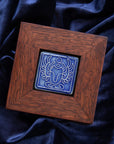 Framed Scarab Tile | 3x3 Lake Superior