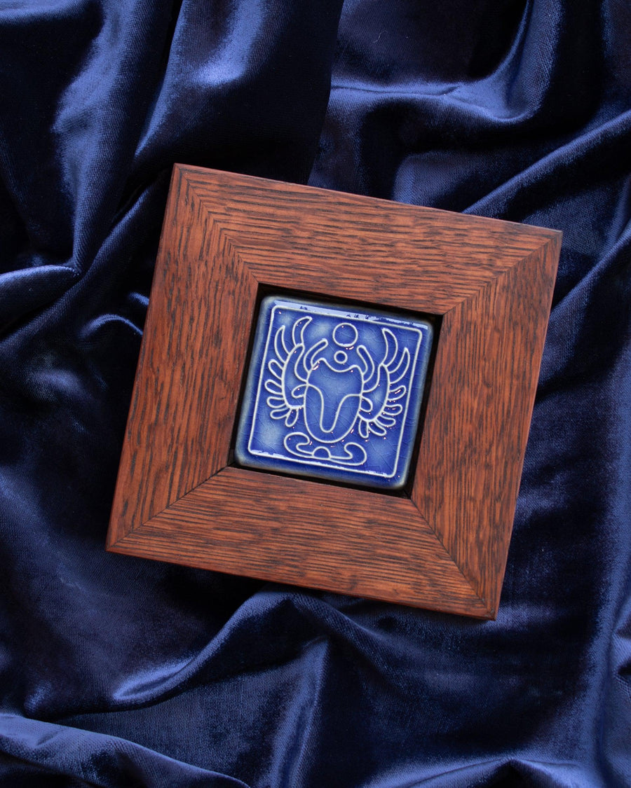 Framed Scarab Tile | 3x3 Lake Superior