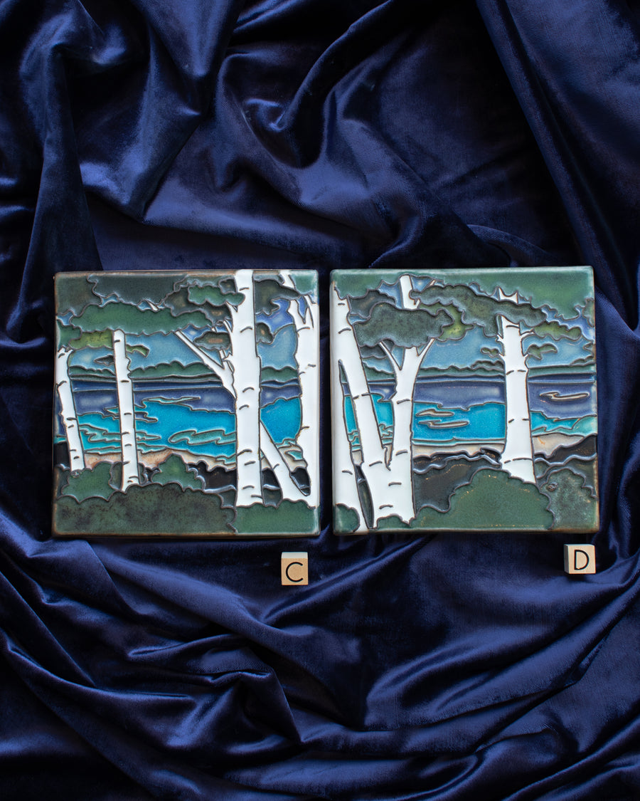 Limited Edition Birch Landscape Tiles