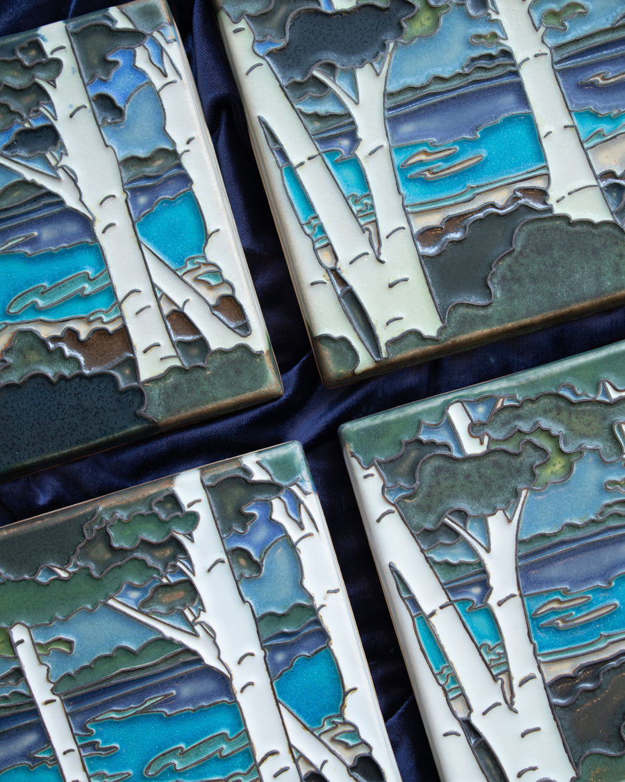 Limited Edition Birch Landscape Tiles