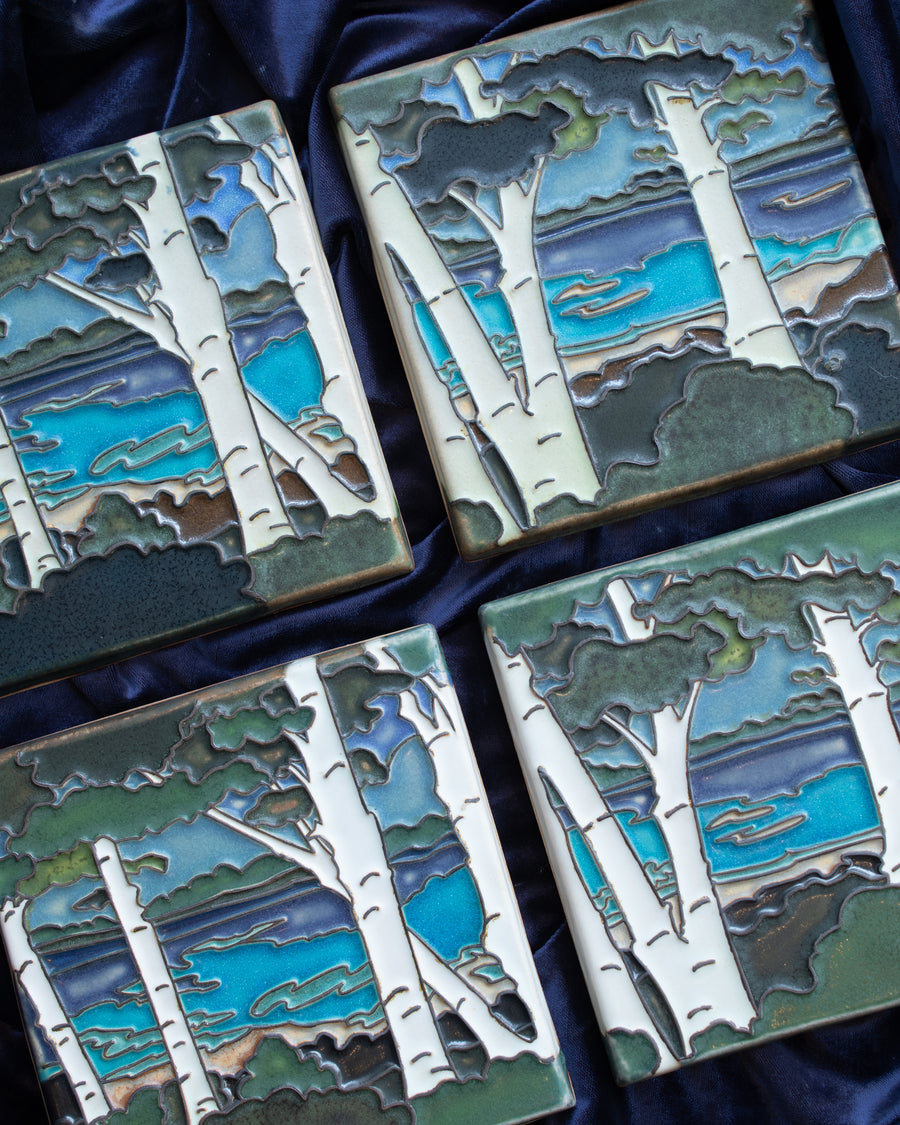 Limited Edition Birch Landscape Tiles