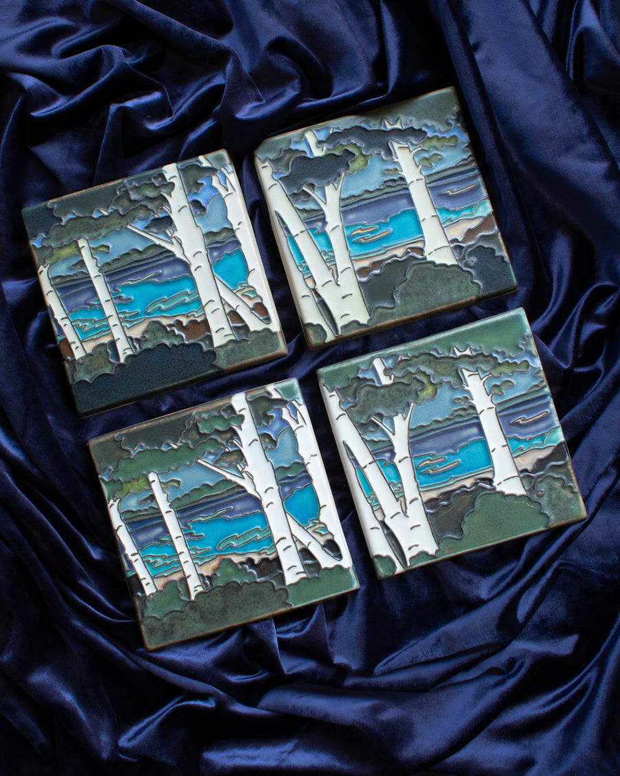 Limited Edition Birch Landscape Tiles