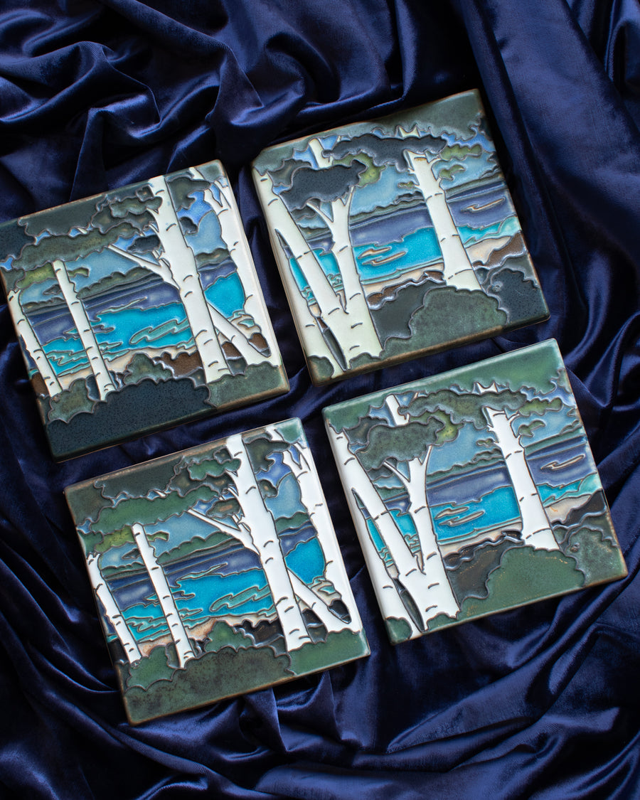 Limited Edition Birch Landscape Tiles