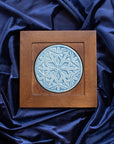 Framed Snowflake Tile | Celestite