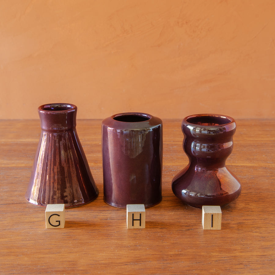 Copper Iridescent Petite Vase