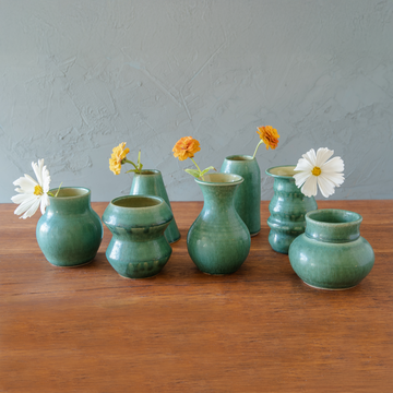 Pewabic Green Petite Vase