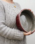 Ceramic Winterberry Large Mod Bowl