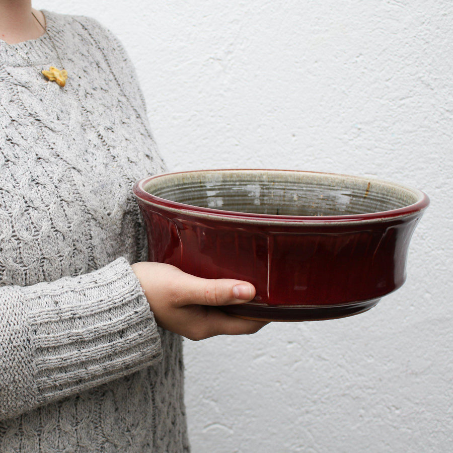 Ceramic Winterberry Large Mod Bowl