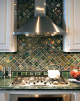 Ceramic Iridescent Backsplash